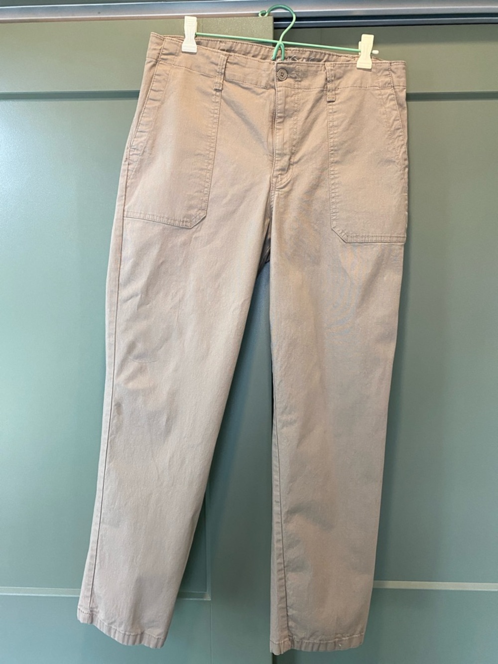 Gloria Vanderbilt Women’s Tan Straight Leg Chinos